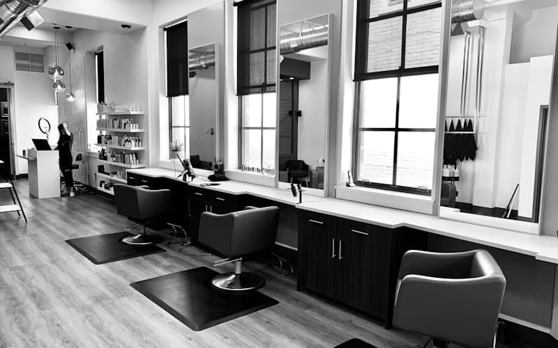 Exemple de site web pour salon de coiffure